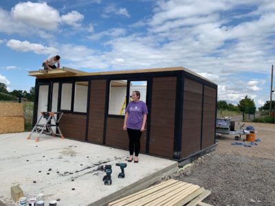 Bedford Garden Room Dog Groomer Roof Ready