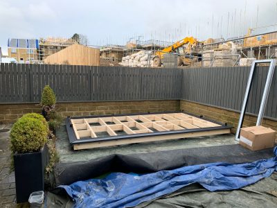 Bedford Garden Room Used As Hair Dresser In Mid Construction Copy